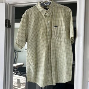 Yellow men’s button down XL